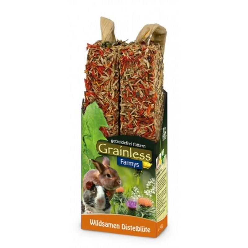JR Farm Farmy's Grainless Wildsamen - Distelblüte | 140 g