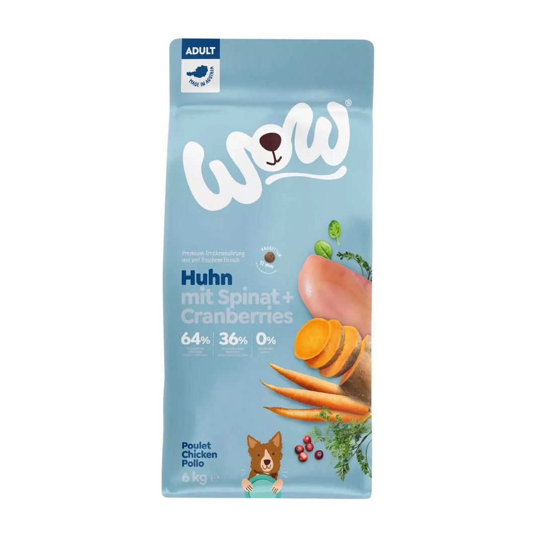 WOW ADULT Huhn mit Spinat und Cranberries | 12 kg