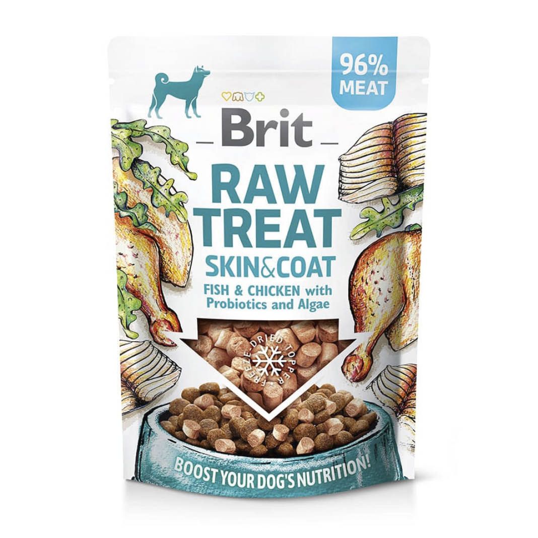 Brit Care - Dog - Raw Treat - Fisch & Huhn - Haut & Fell | 40 g