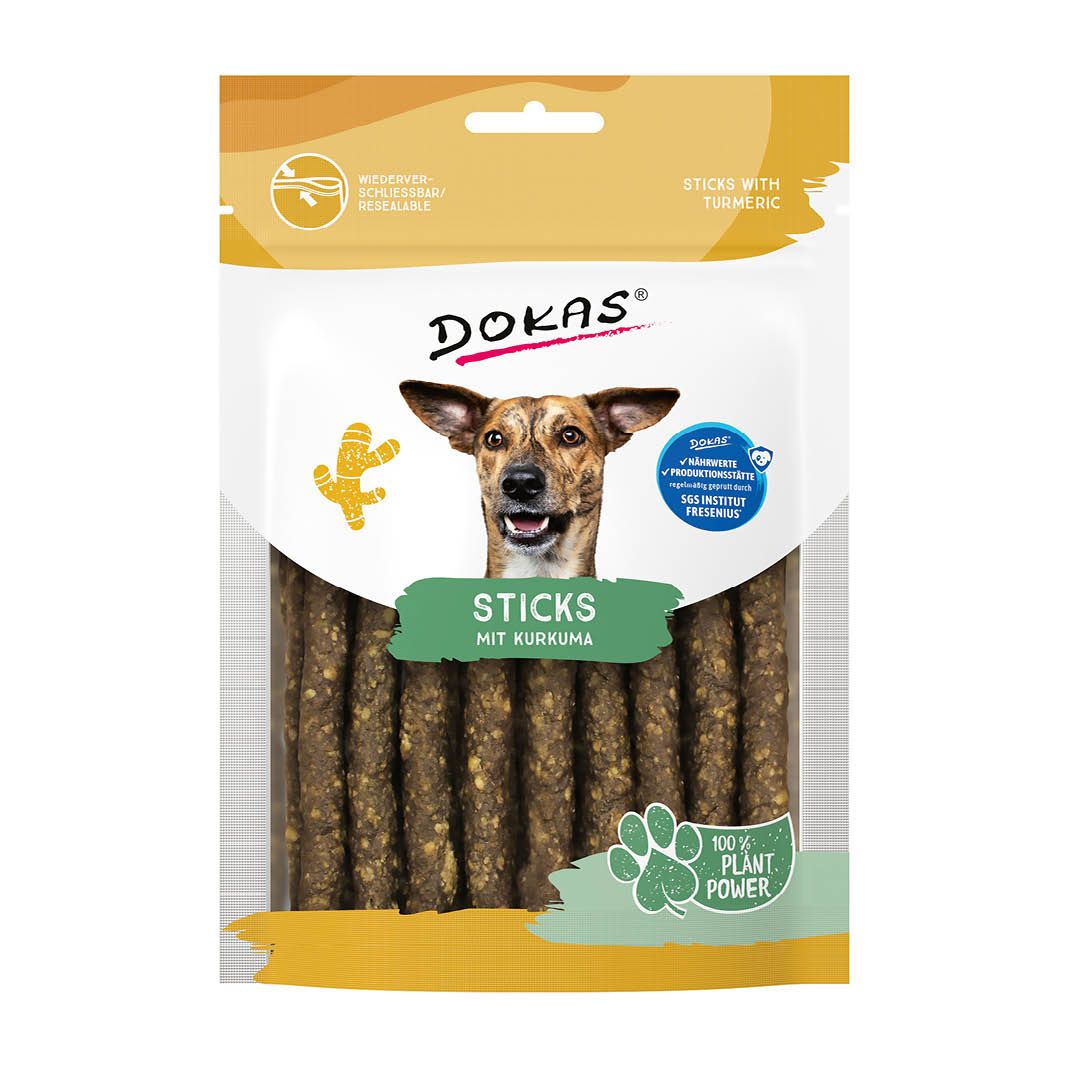 Dokas Sticks mit Kurkuma | 6 x 105 g