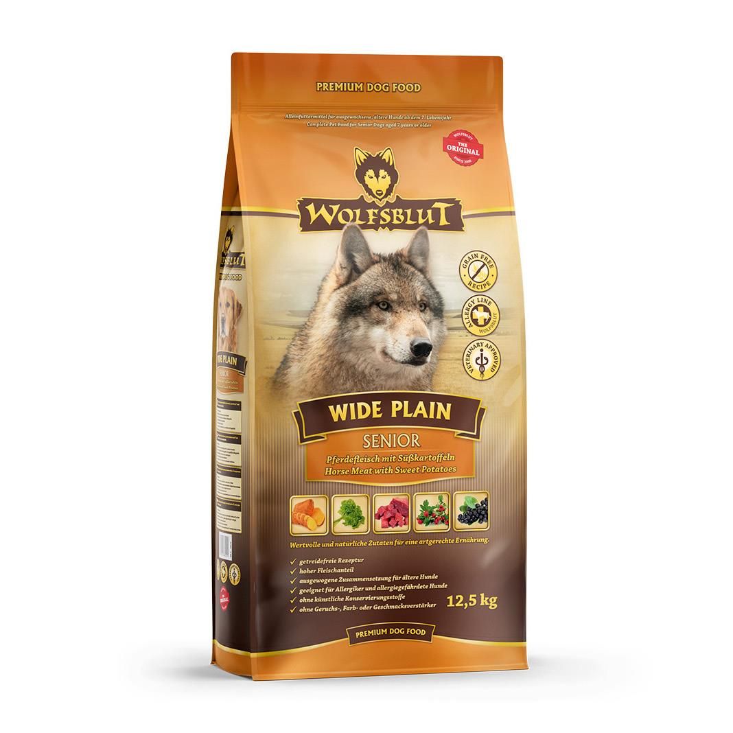 Wolfsblut Wide Plain Senior - Pferd & Süßkartoffel | 2 x 12,5 kg