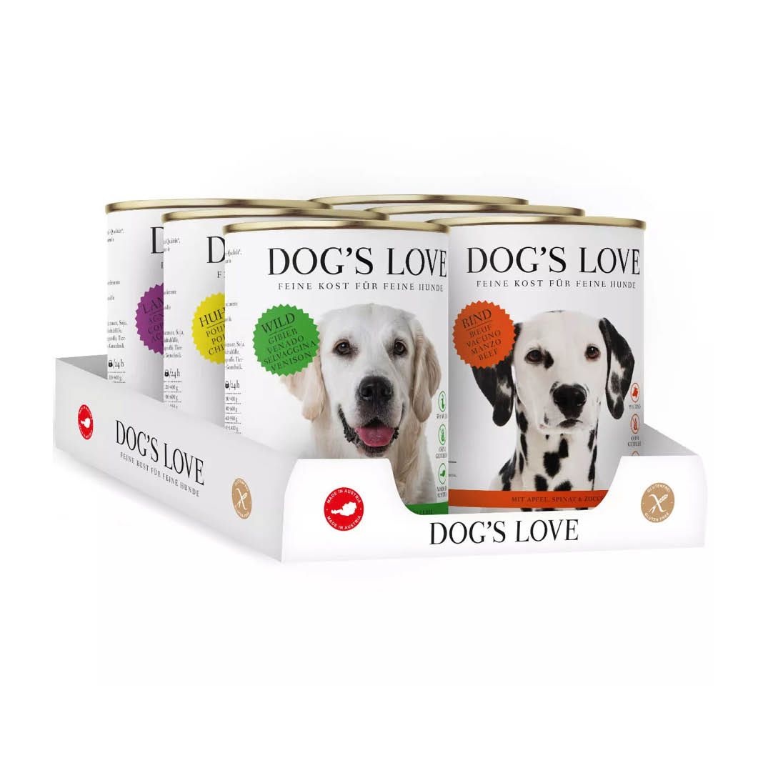 Produktbild von DOG'S LOVE Adult Multipack Nassfutter - 6 x 400 g