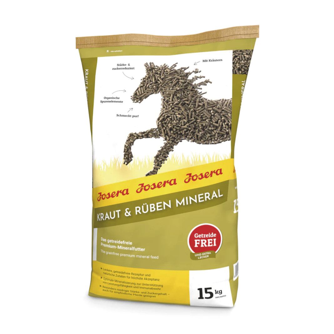 Josera Kraut & Rüben Mineral für Pferde | 15 kg
