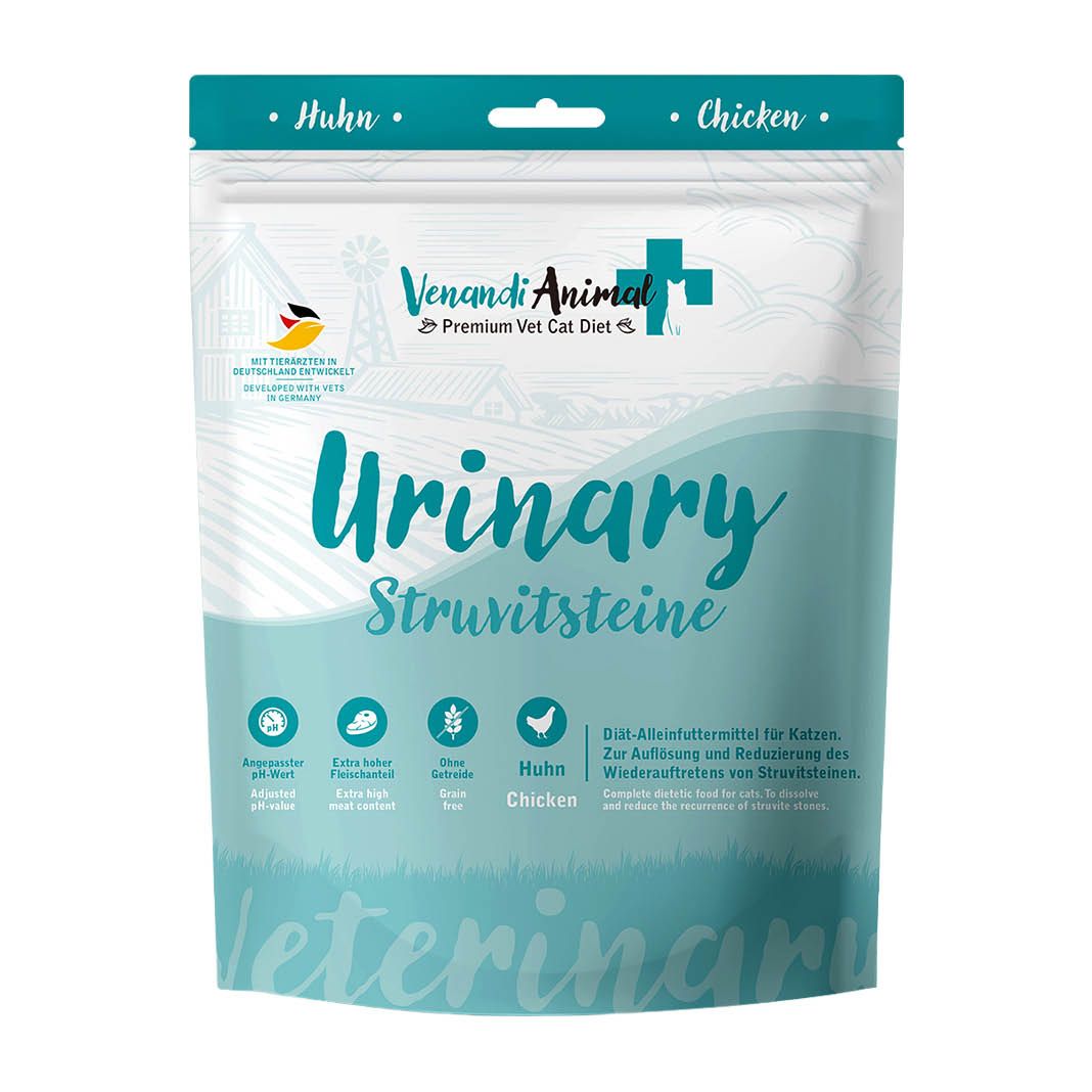 Venandi Animal - Diät Urinary Struvitsteine Huhn | 4 x 1,5 kg