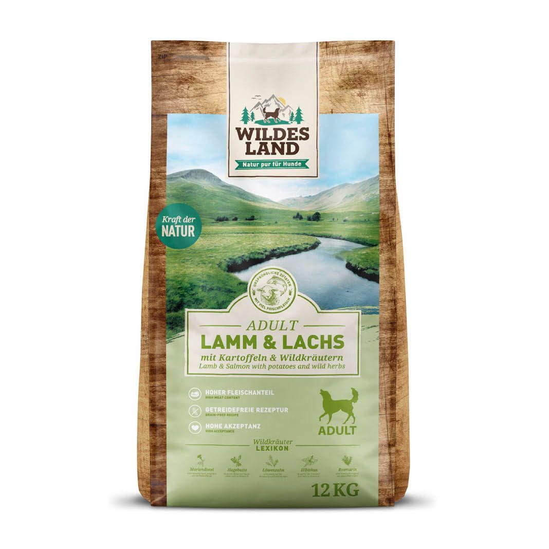 Wildes Land Classic Adult - Lamm und Lachs mit Kartoffeln und Wildkräutern | 12 kg