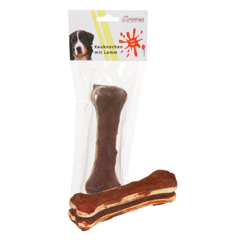 Corwex Kauknochen mit Lamm | 1 x 15 cm