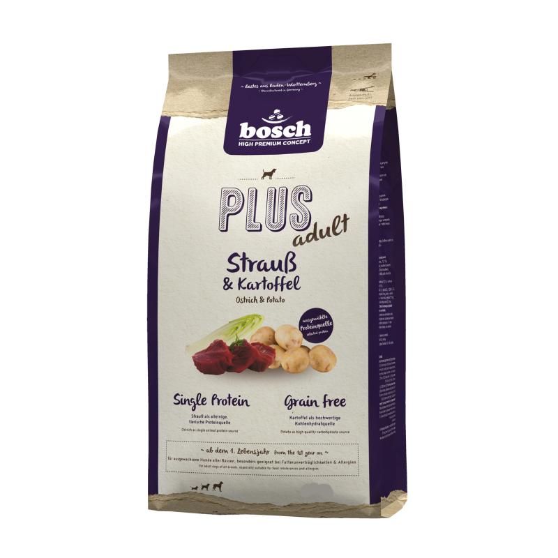 Bosch HPC Soft/Plus Adult Strauß & Kartoffel | 12,5 kg