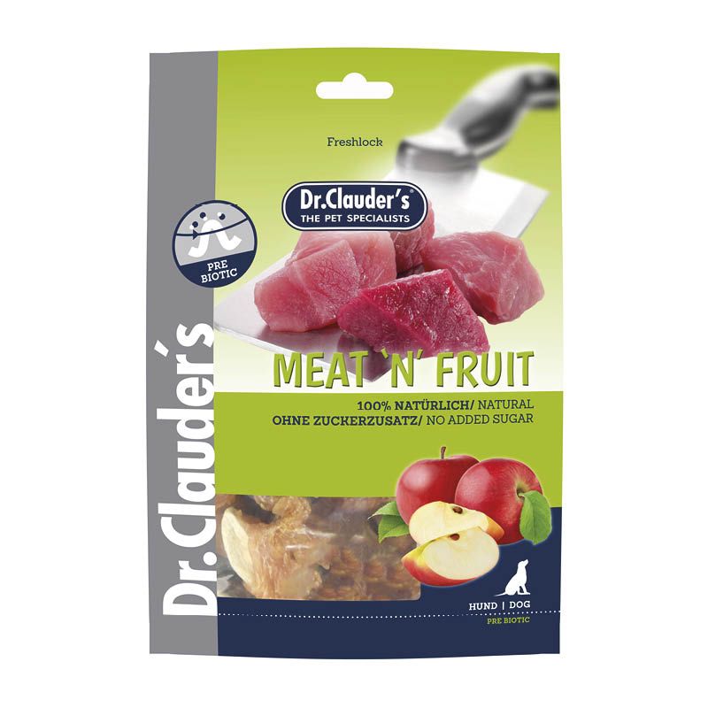 Dr. Clauder's Meat'n'Fruit Apfel & Hühnchen Snack | 80 g