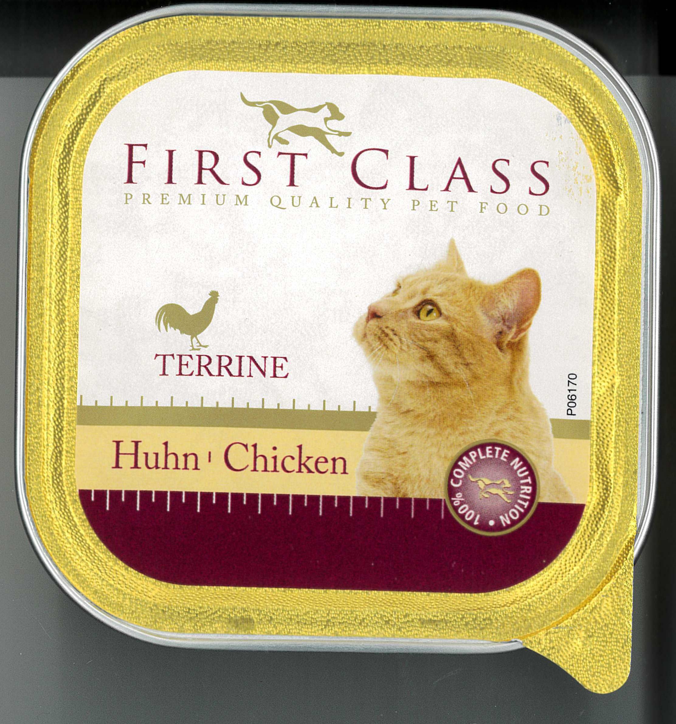 First Class Cat Nassfutter Huhn | 34 x 100 g First Class Cat Nassfutter Huhn | 34 x 100 g