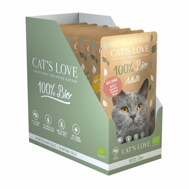 CAT'S LOVE ADULT BIO Multipack (2x3 Sorten ) | 6 x 100 g