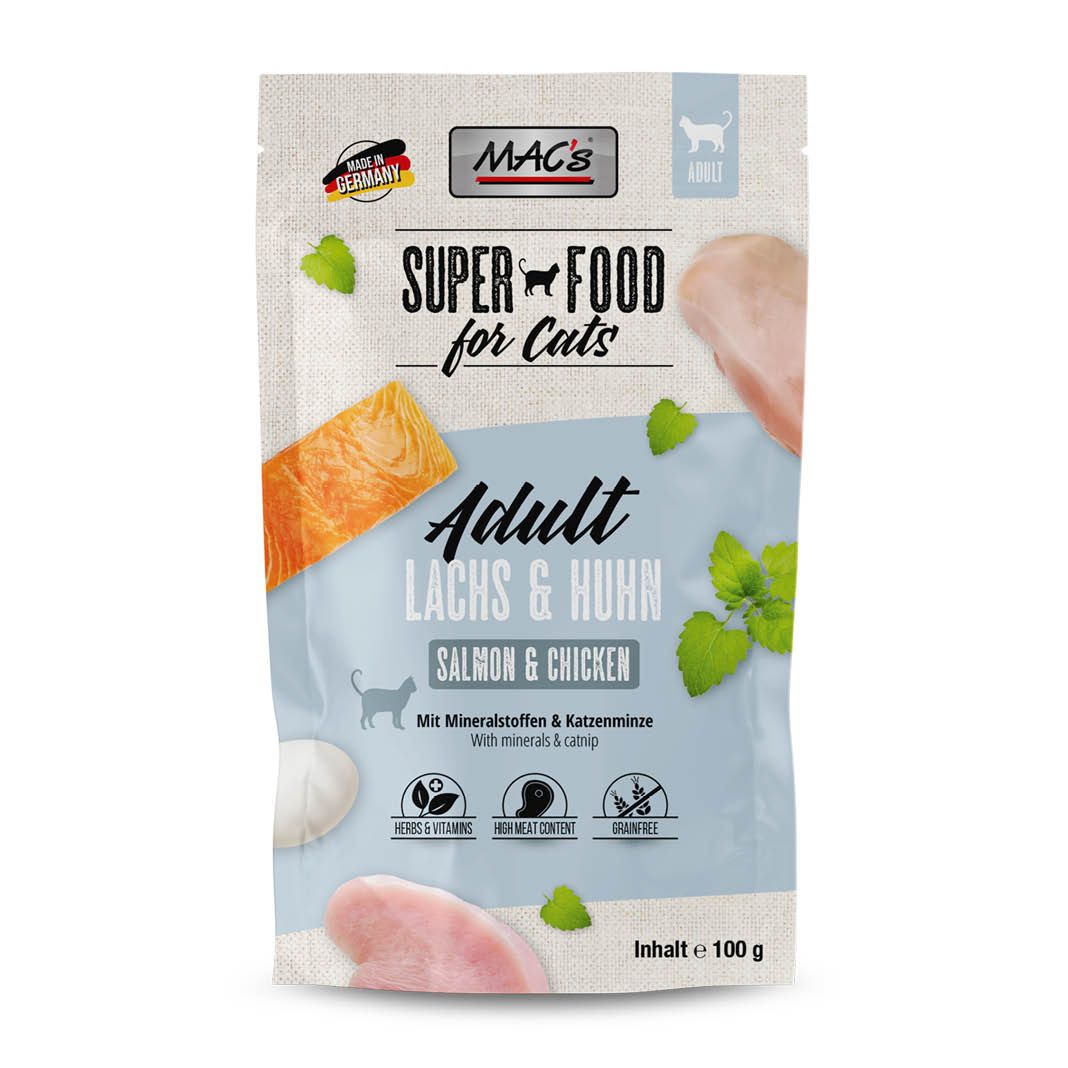 MAC's - Cat - Pouch - Lachs & Geflügel | 12 x 100 g