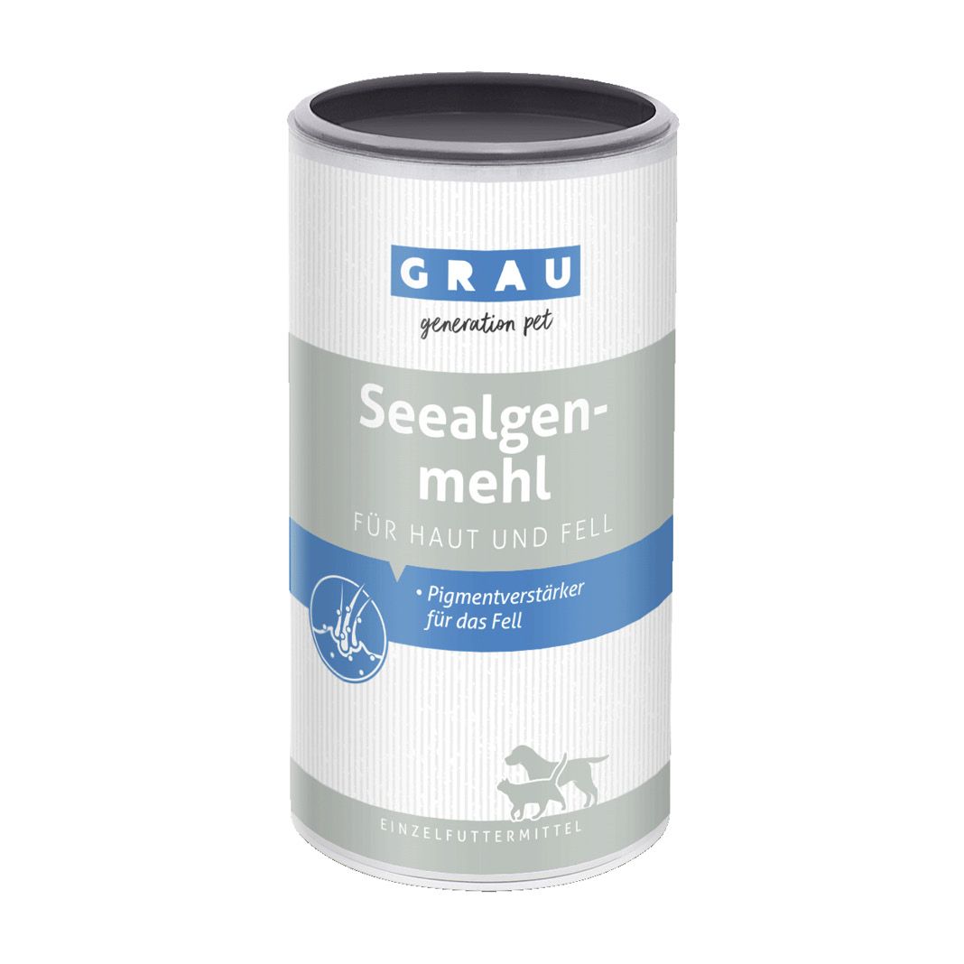 Grau Hund & Katze Seealgenmehl | 800 g