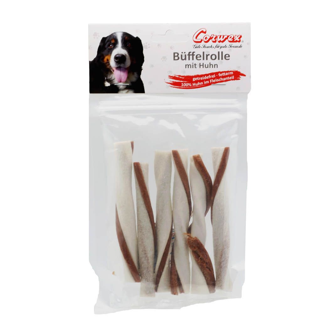Corwex Büffelrolle mit Huhn | 100 g