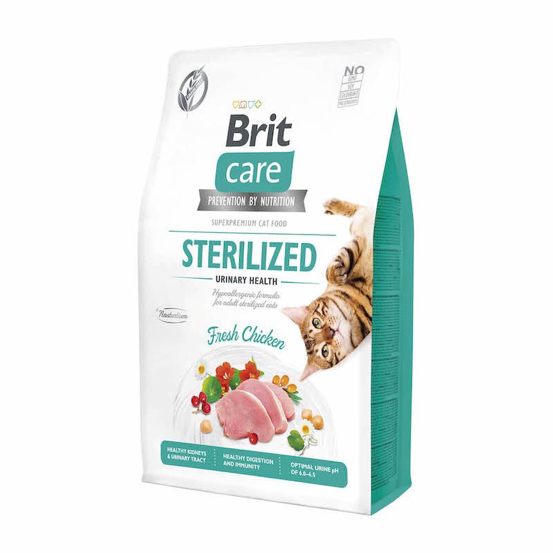Brit Care - Cat - Getreidefrei - Sterilisiert - Harnwegsgesundheit | 2 x 2 kg
