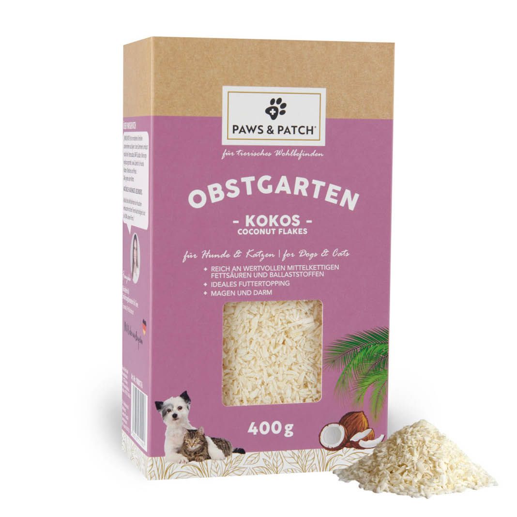Paws & Patch KOKOSFLOCKEN für Hunde und Katzen | 400 g