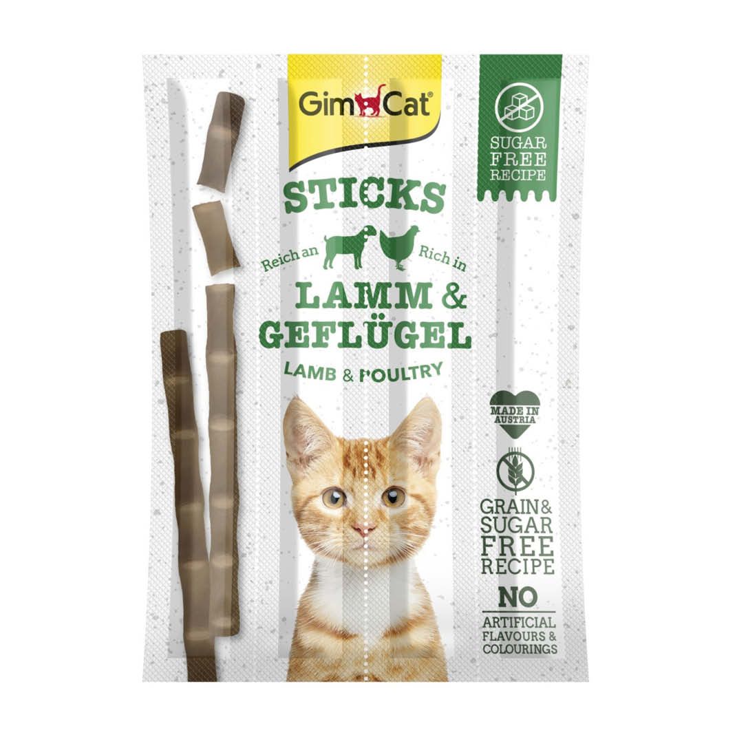 GimCat Sticks Lamm & Geflügel | 4 x 20 g