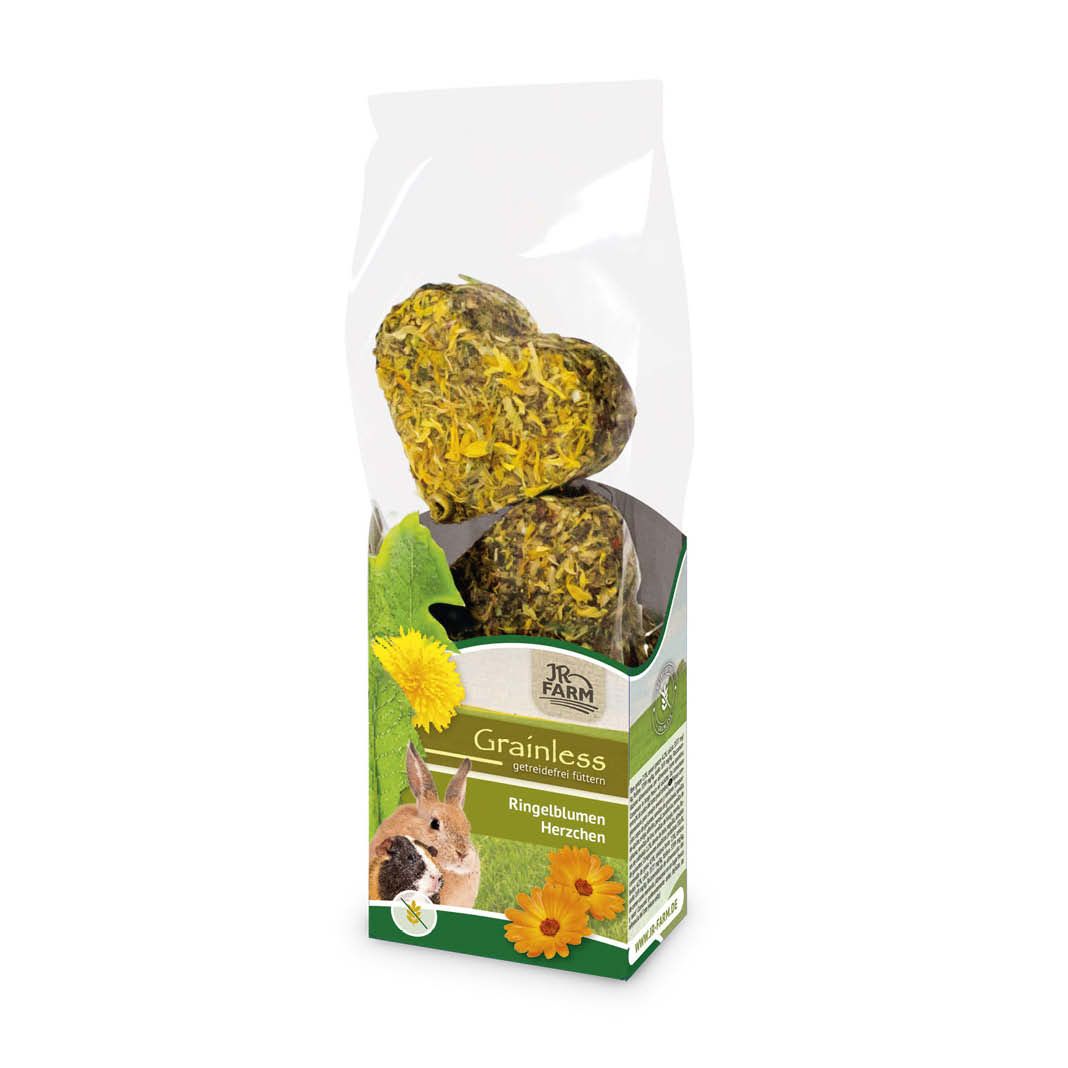 JR Grainless Ringelblumen Herzchen 7 Stück | 105 g