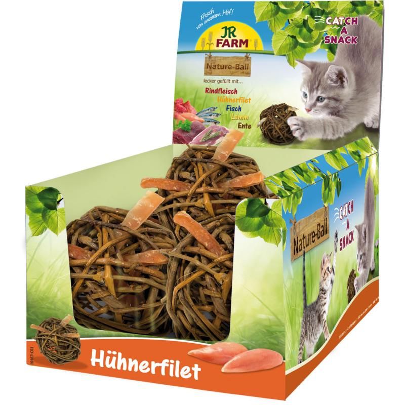 JR FARM Cat Nature-Ball Hühnerfilet - 15 g