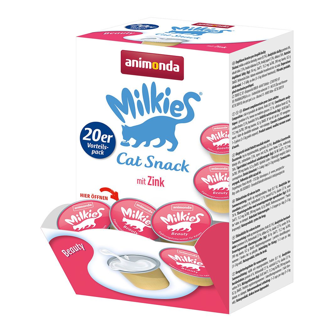 animonda Milkies Katzenmilch 20er Beauty | 4 x 20 x 15 g