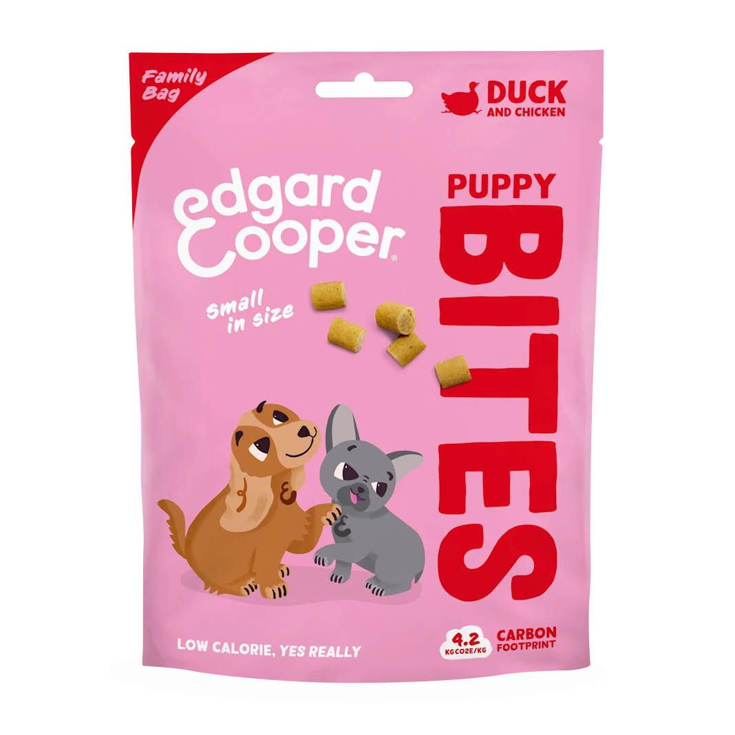Edgard & Cooper Bites Ente und Huhn Family Pack | 10 x 120 g