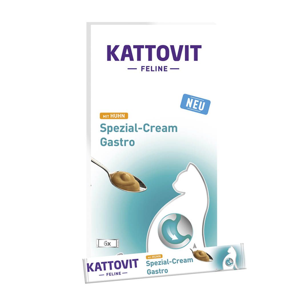 Kattovit Gastro Spezial-Cream mit Huhn | 6 x 15 g