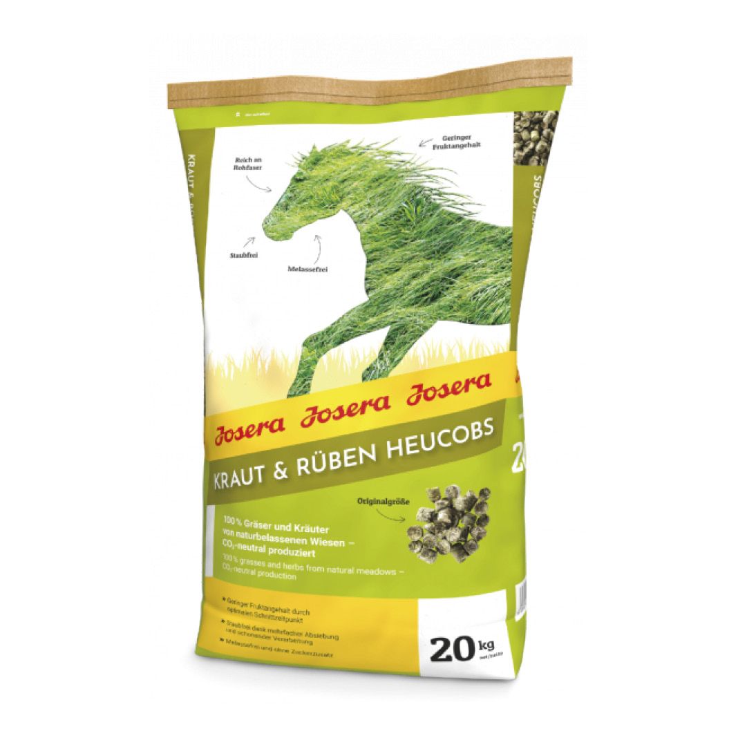 Josera Kraut & Rüben Heucobs für Pferde | 20 kg
