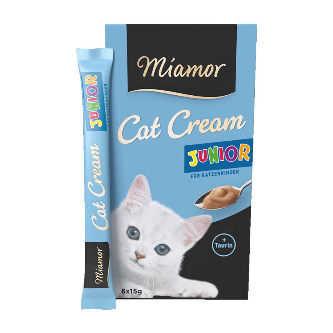 Miamor Cat Snack Junior Cream | 6 x 15 g