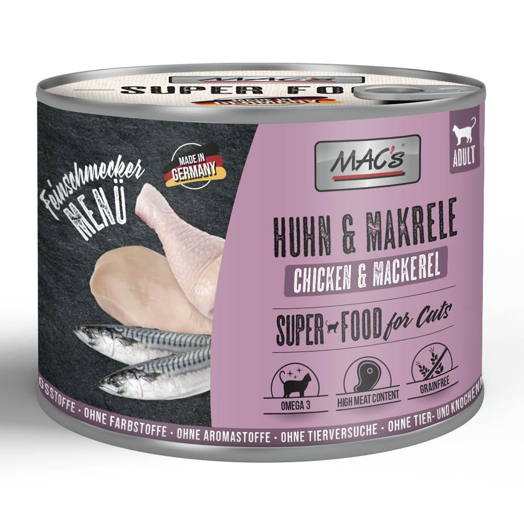 MAC's - Cat - Feinschmecker Menü - Rind & Kaninchen | 6 x 200 g