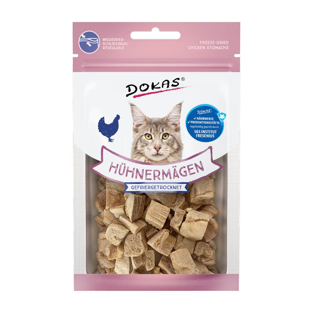 Dokas Cat Hühnermägen, gefriergetrocknet