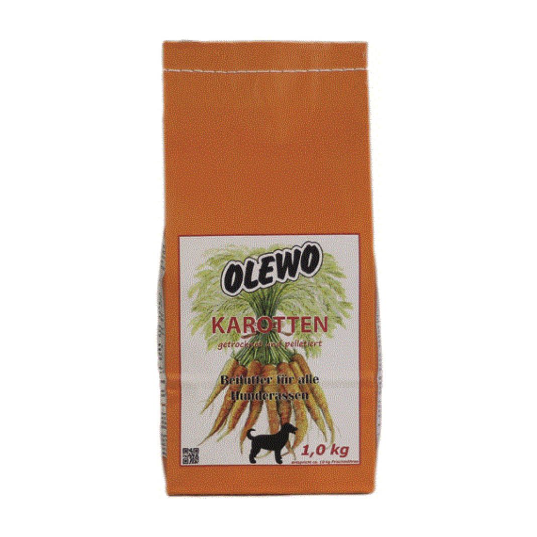 OLEWO Karotten-Pellets für Hunde | 1 kg