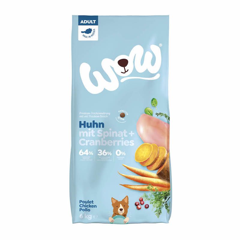 WOW ADULT Huhn mit Spinat und Cranberries | 6 kg