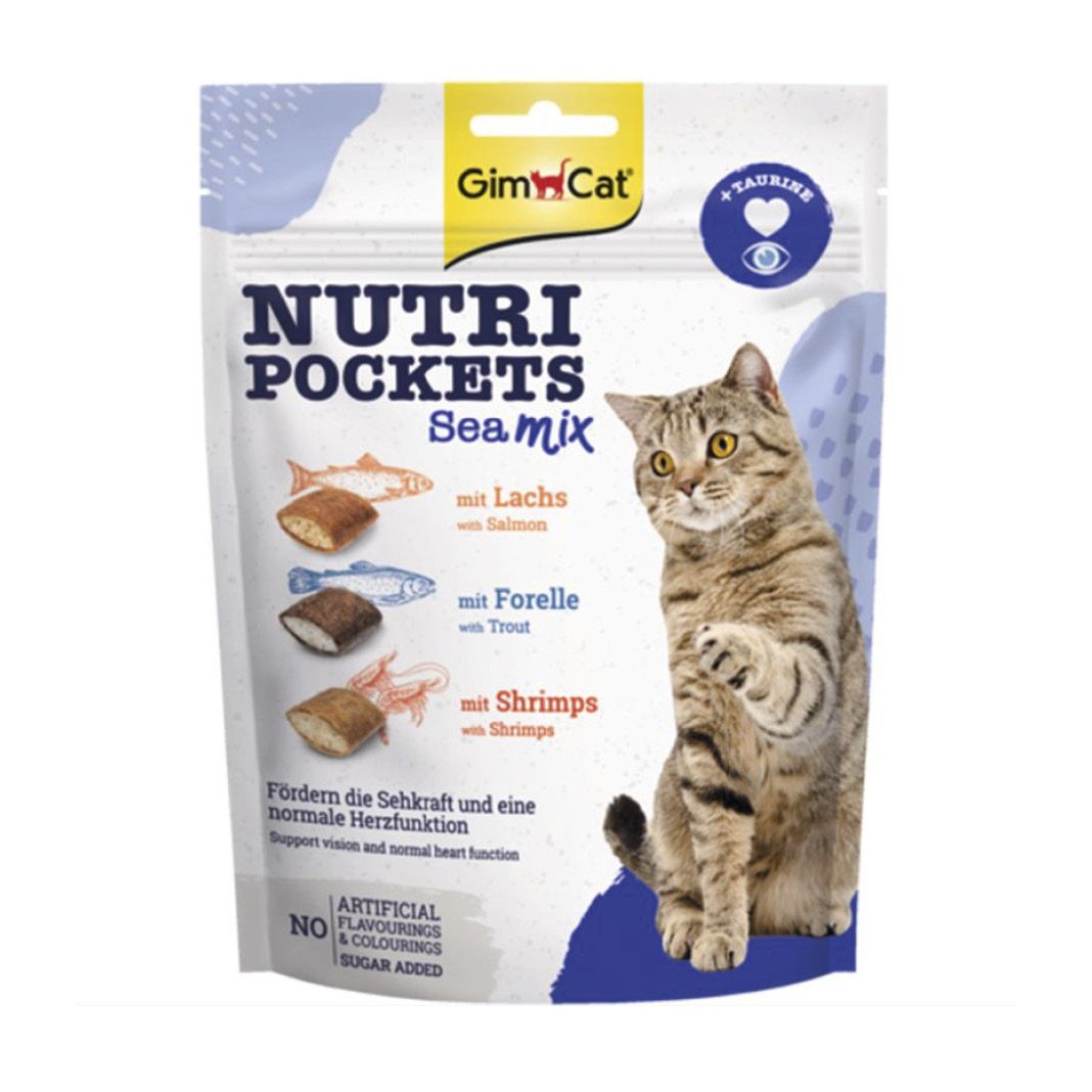 GimCat Nutri Pockets Fish mit Lachs | 60 g