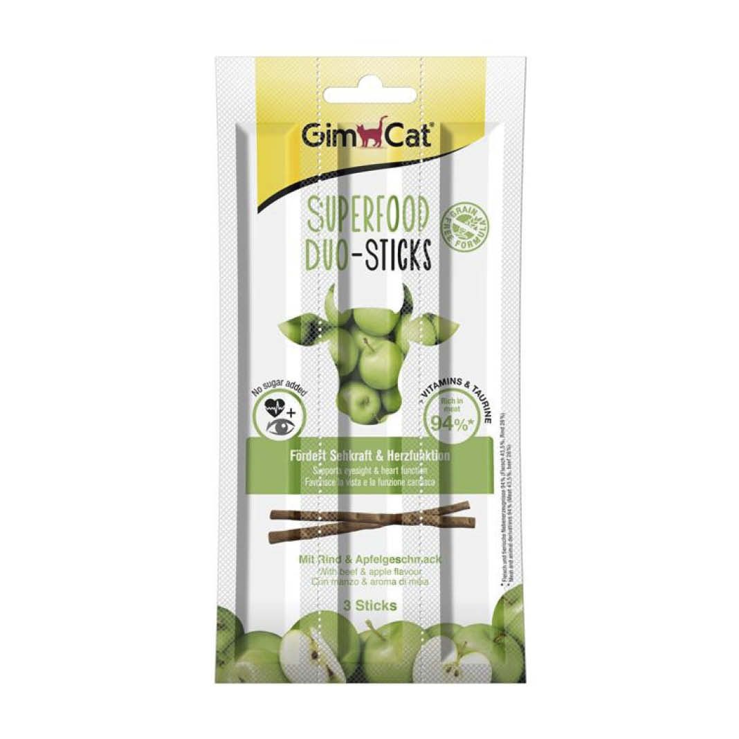 GimCat Sticks mit Rind+Apfel | 3 x 15 g