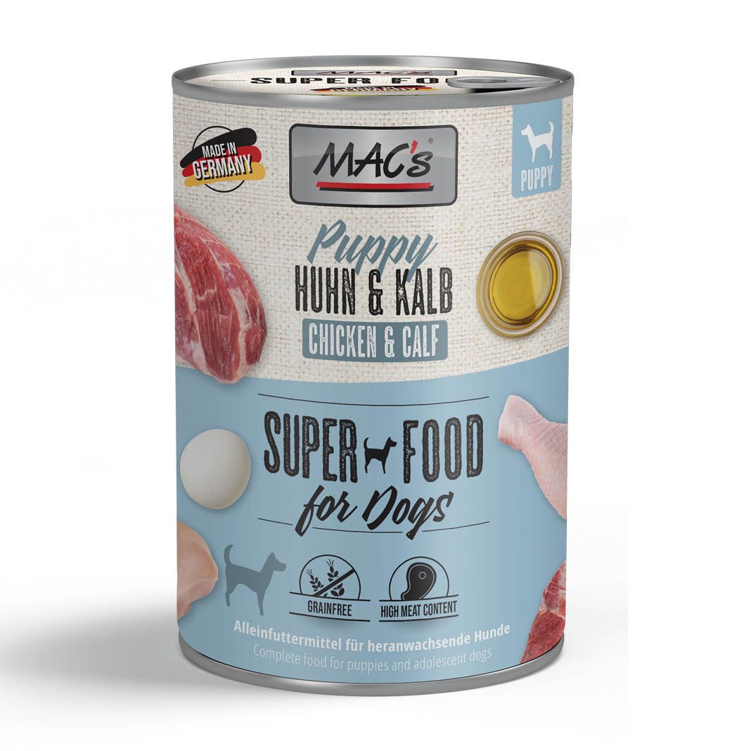 MAC's - Dog - Puppy Huhn & Kalb | 12 x 400 g