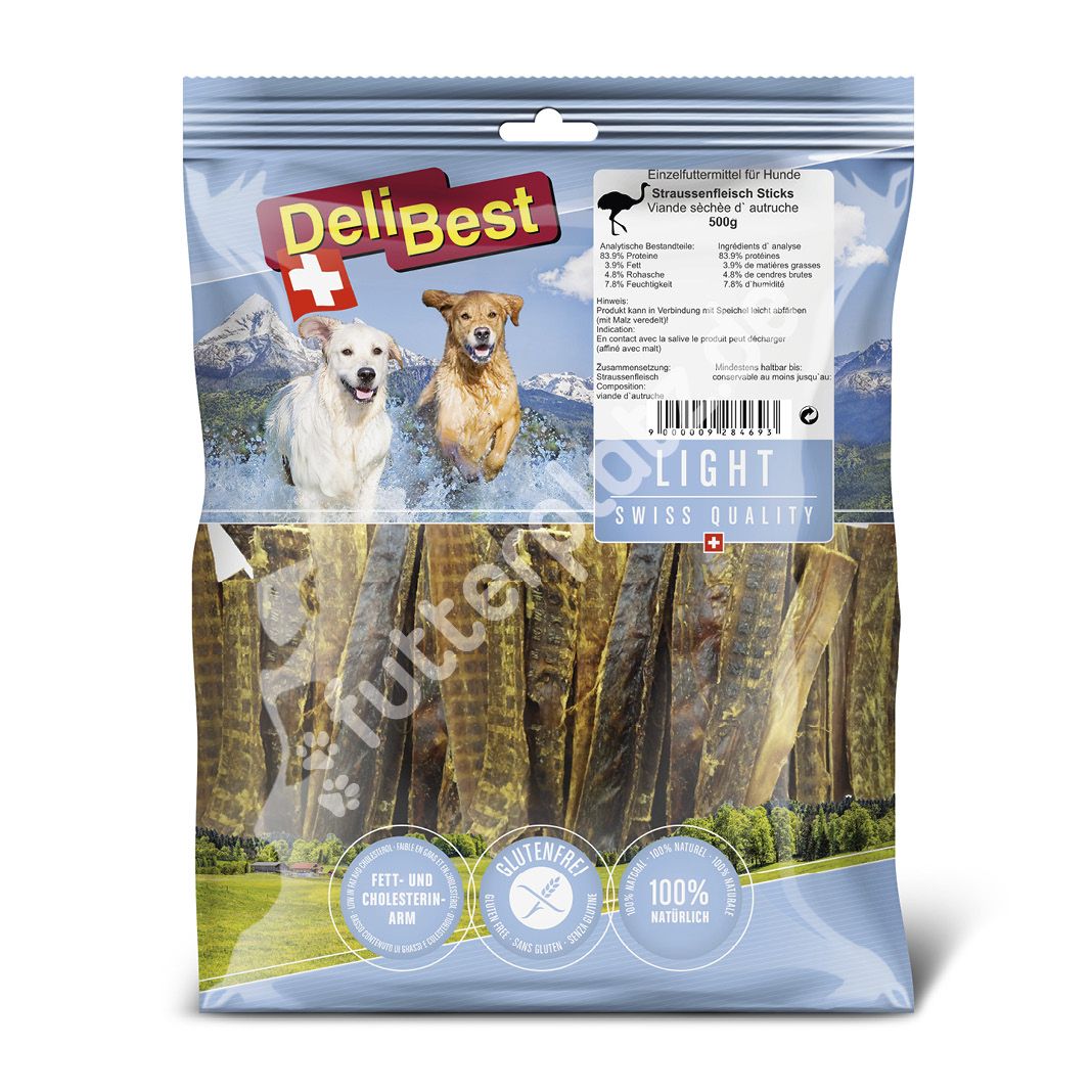 DeliBest Light - Straußenfleisch Sticks | 500 g