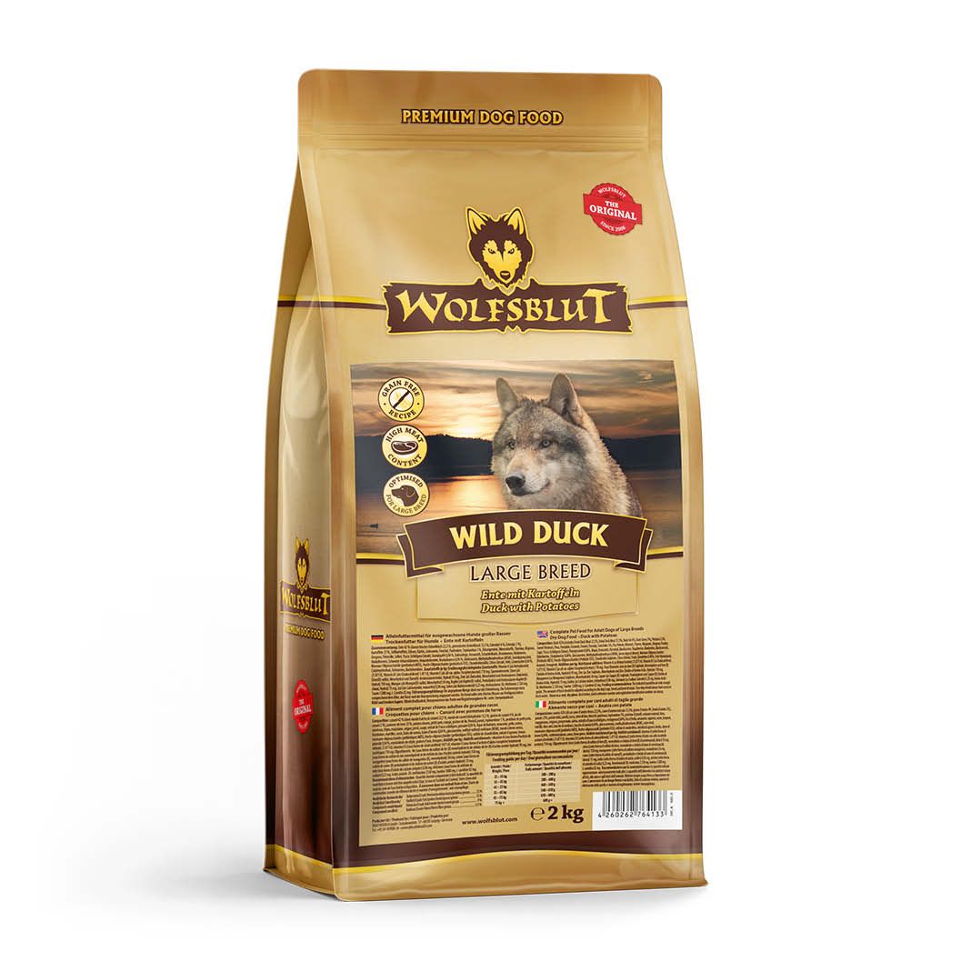 Wolfsblut Wild Duck Large Breed - Ente mit Kartoffel | 2 kg
