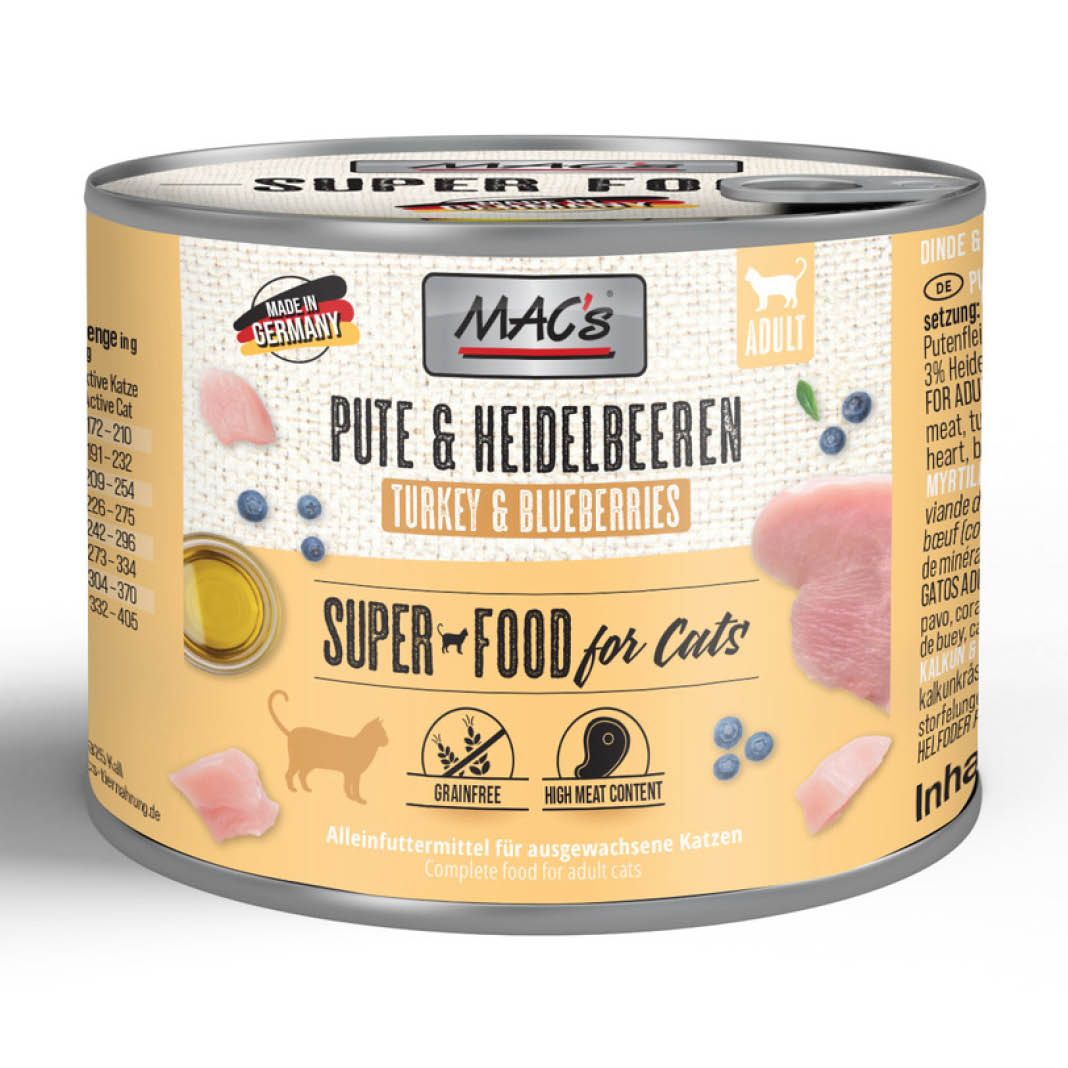 MAC's - Cat - Pute & Heidelbeeren | 12 x 200 g