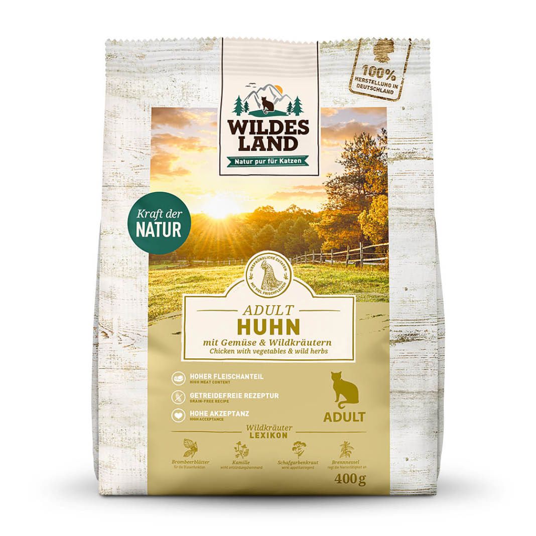 Wildes Land Cat - Classic Adult - Huhn | 400 g