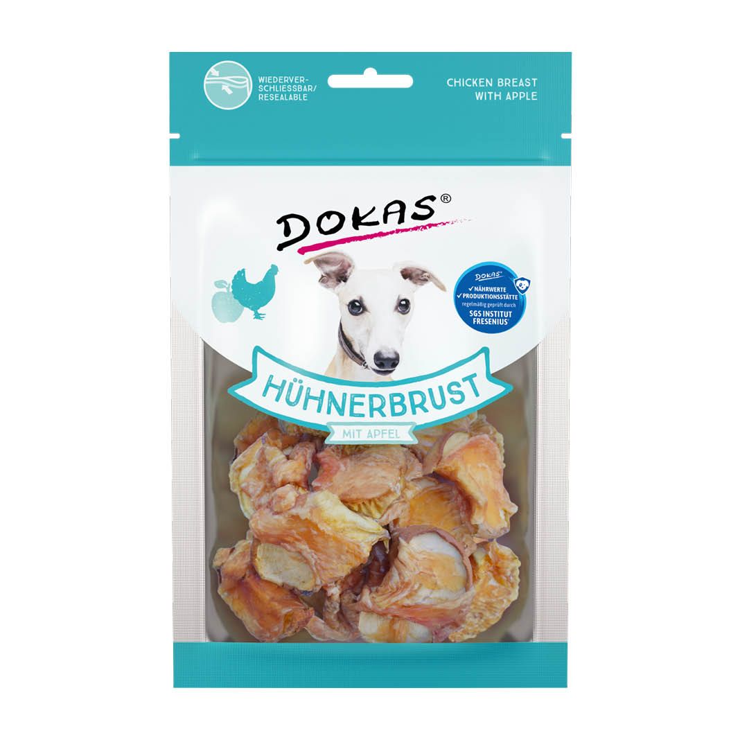 Dokas Hühnerbrust mit Apfel | 70 g