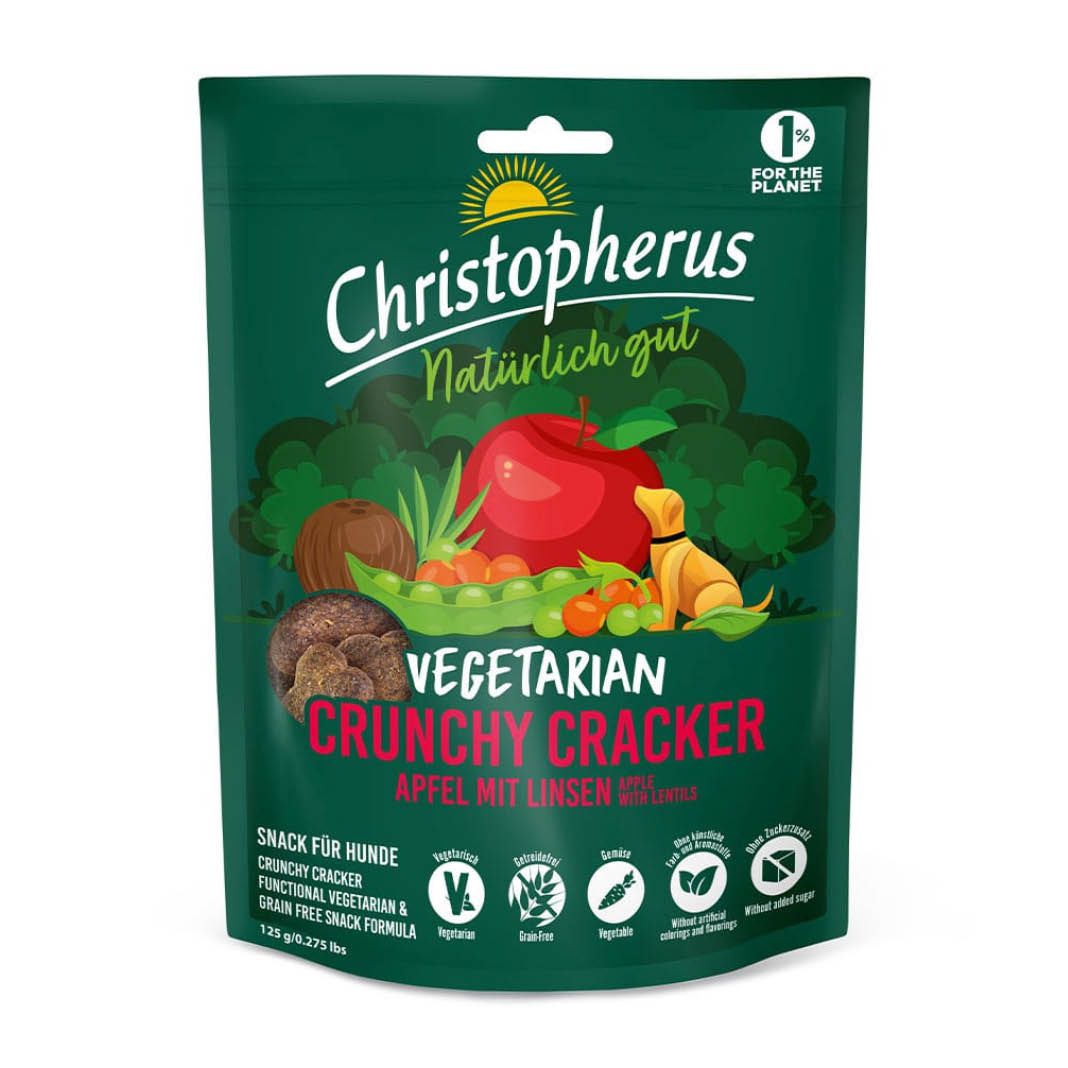 Christopherus Vegetarian - Crunchy Snack - Apfel mit Linsen | 125 g