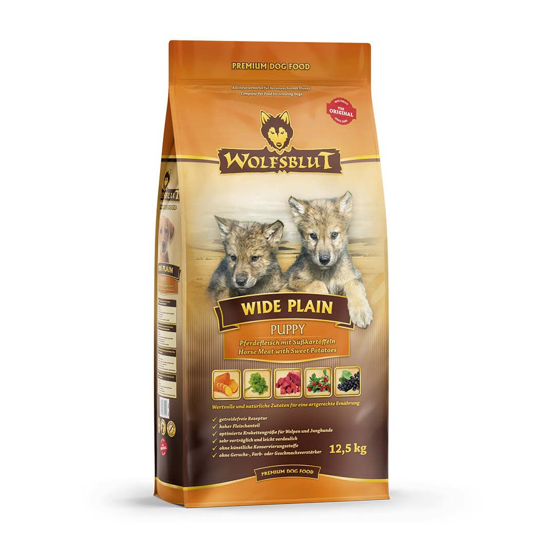 Wolfsblut Wide Plain Puppy - Pferd & Süßkartoffel