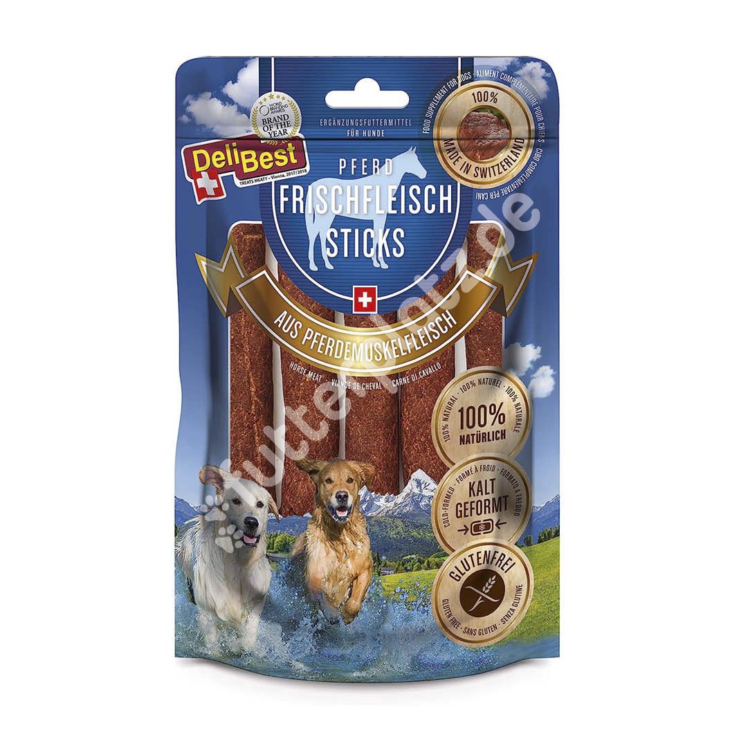 DeliBest Frischfleisch Sticks - Pferd | 85 g