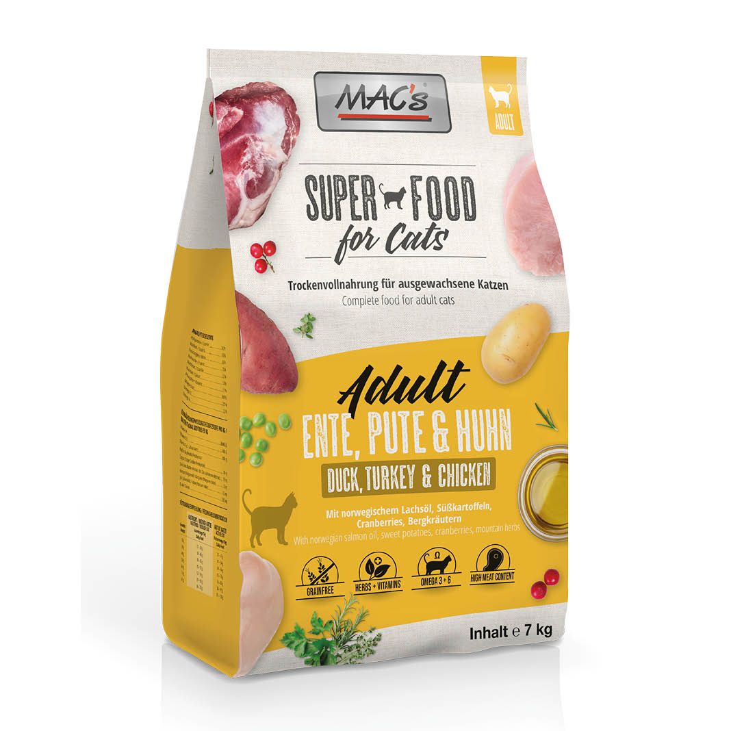 MAC's - Cat - Adult Ente, Pute & Huhn | 7 kg