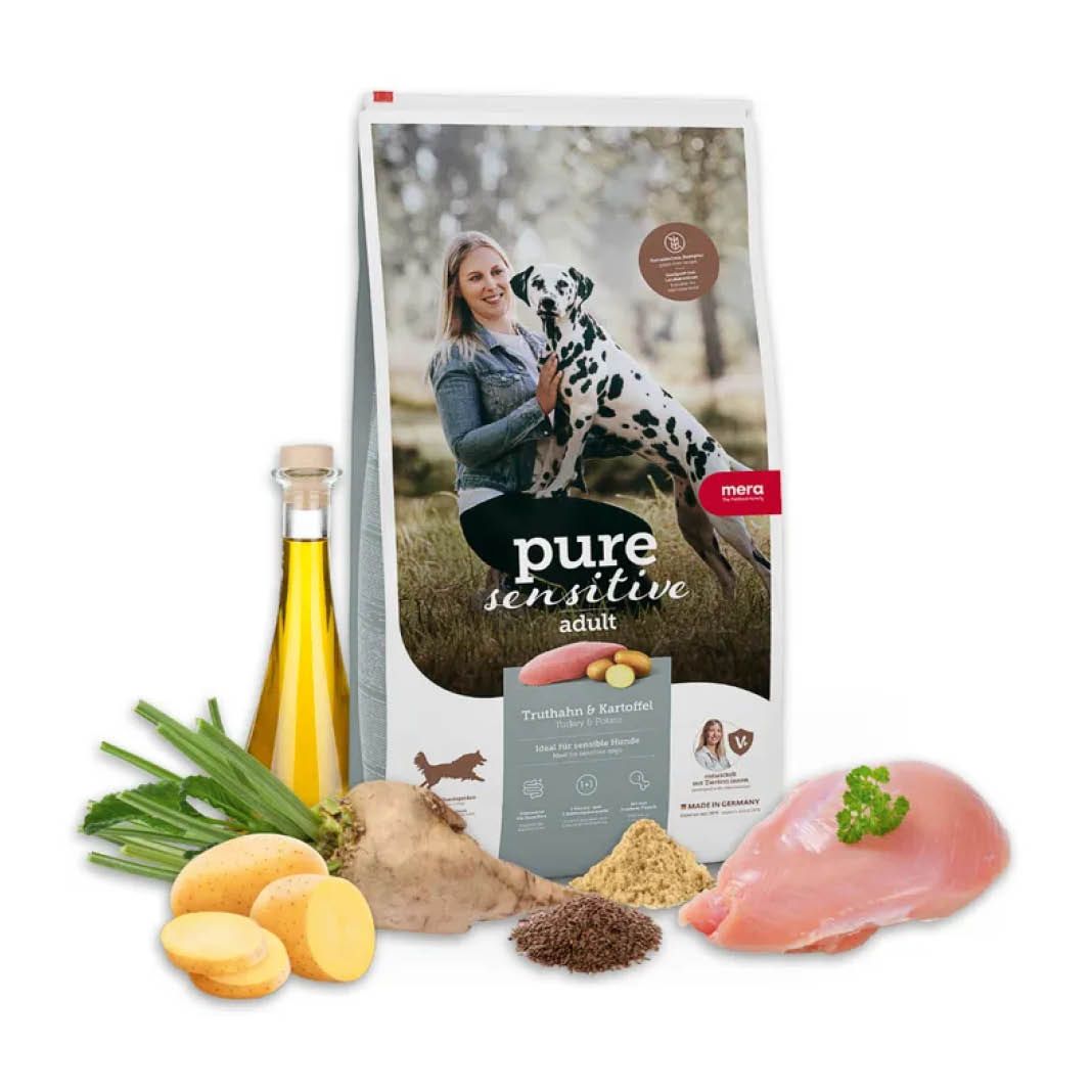 MERA - Pure Sensitive - fresh meat Truthahn & Kartoffel getreidefrei | 4 kg