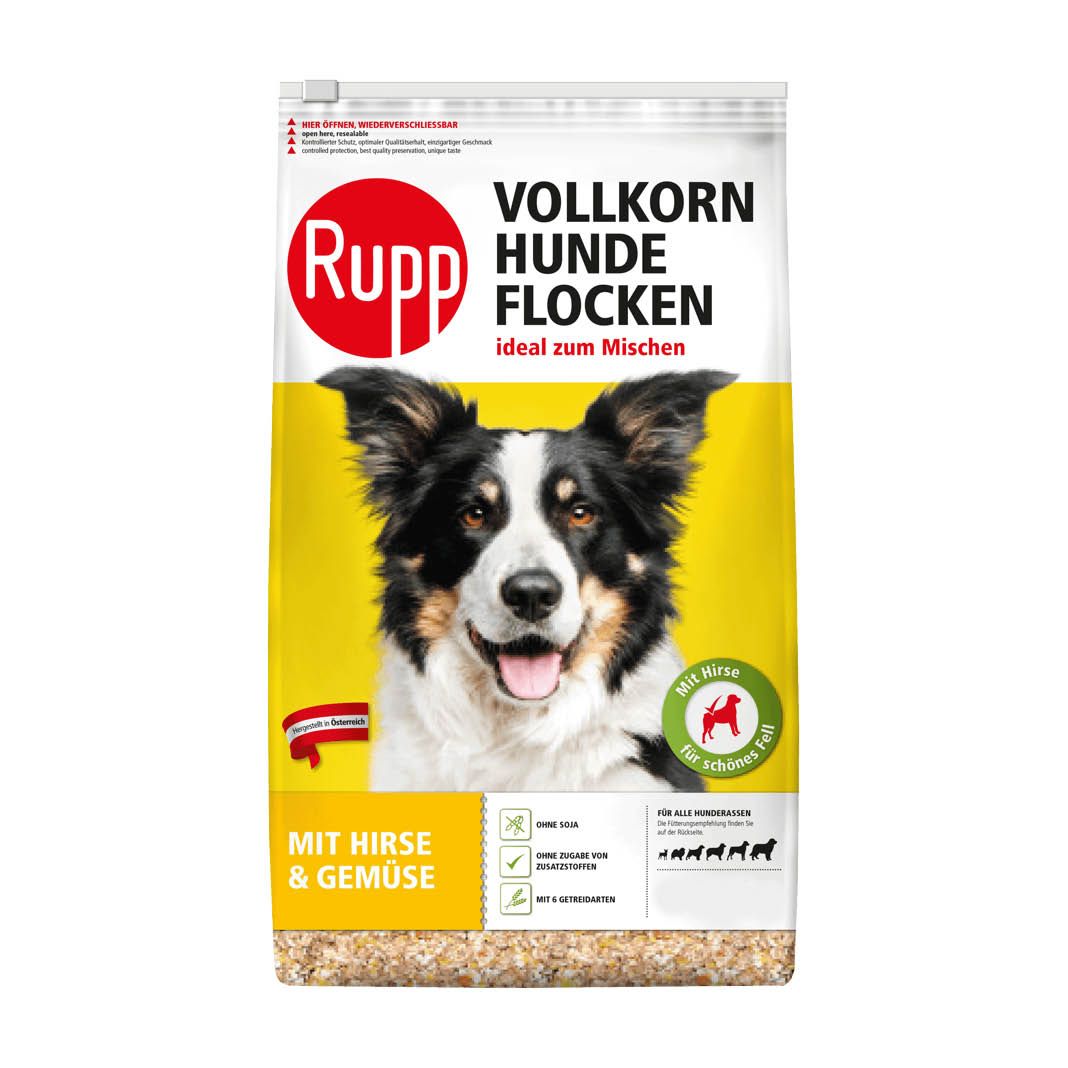 Rupp Vollkornhundeflocken mit Gemüse | 2 x 7,5 kg