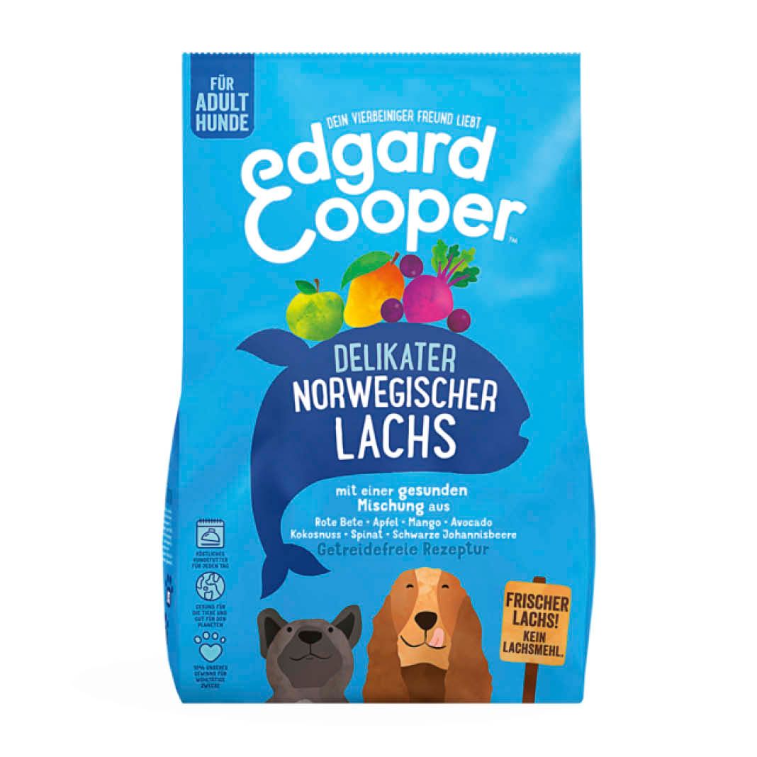 Edgard & Cooper Adult - Frischer norwegischer Lachs mit Rote Beete | 2,5 kg