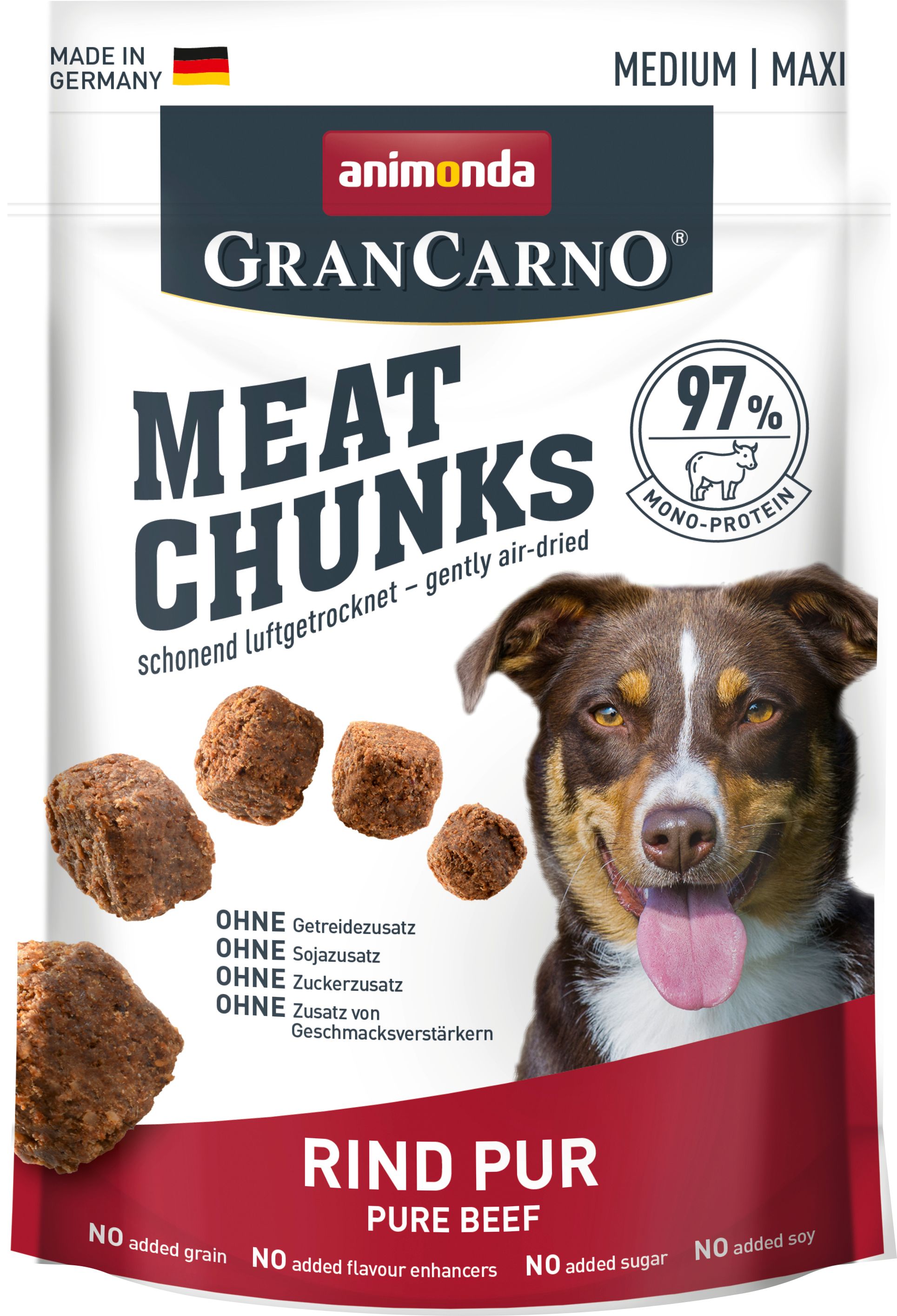 animonda Meat Chunks Adult Rind pur | 6 x 80 g