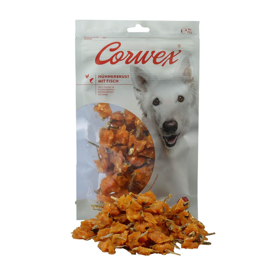 Corwex Hühnerbrust mit Fisch | 250 g
