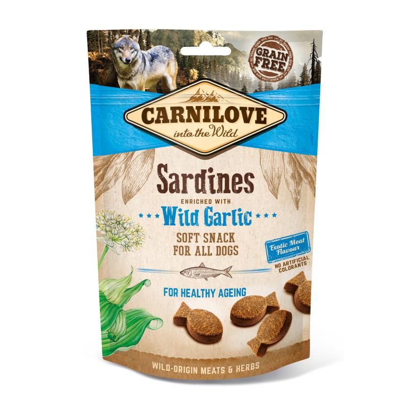 Carnilove Dog - Soft Snack - Sardinen mit Bärlauch | 200 g