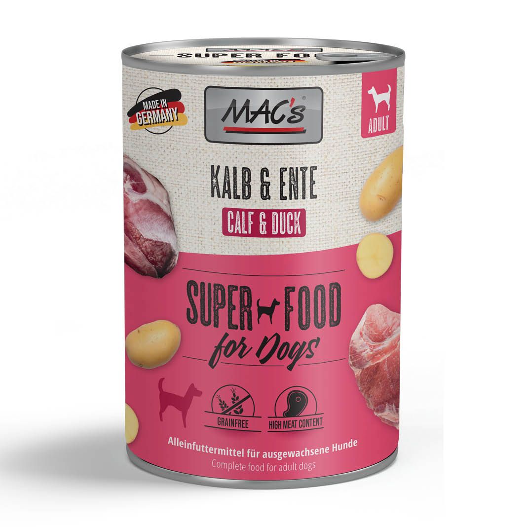 MAC's - Dog - Kalb & Ente | 12 x 400 g